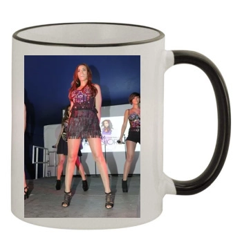 The Saturdays 11oz Colored Rim & Handle Mug