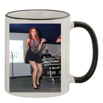 The Saturdays 11oz Colored Rim & Handle Mug