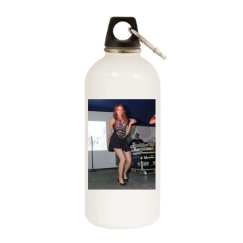 The Saturdays White Water Bottle With Carabiner