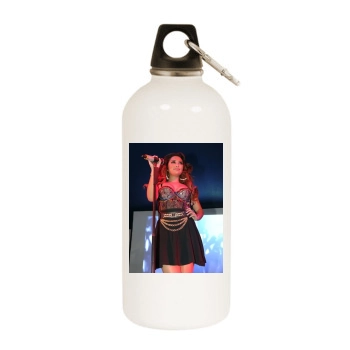 The Saturdays White Water Bottle With Carabiner