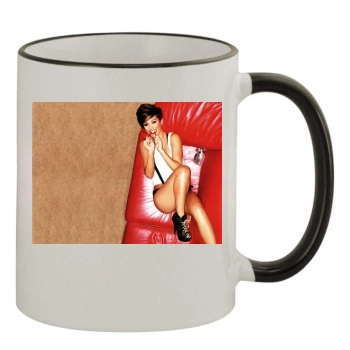 The Saturdays 11oz Colored Rim & Handle Mug