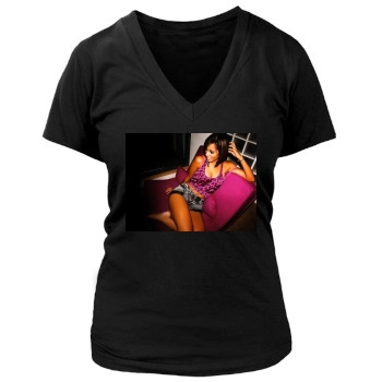 The Saturdays Women's Deep V-Neck TShirt