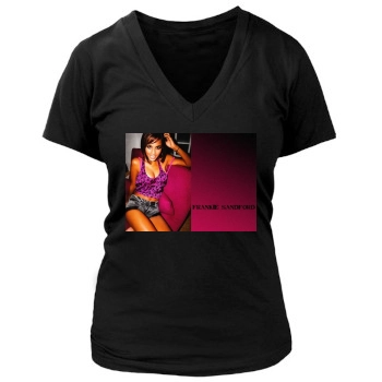 The Saturdays Women's Deep V-Neck TShirt