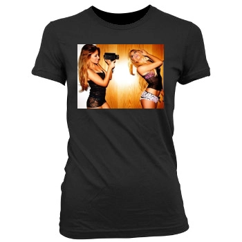 The Saturdays Women's Junior Cut Crewneck T-Shirt