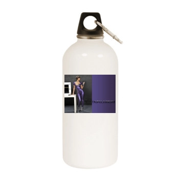 The Saturdays White Water Bottle With Carabiner