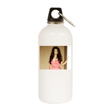 The Saturdays White Water Bottle With Carabiner