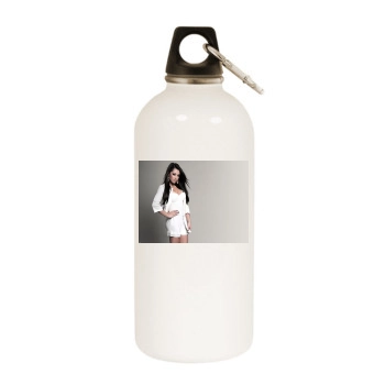 The Saturdays White Water Bottle With Carabiner