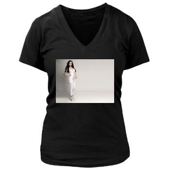 The Saturdays Women's Deep V-Neck TShirt