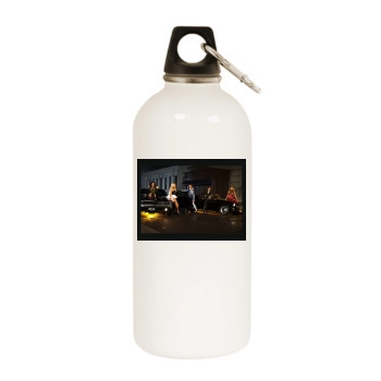 The Saturdays White Water Bottle With Carabiner