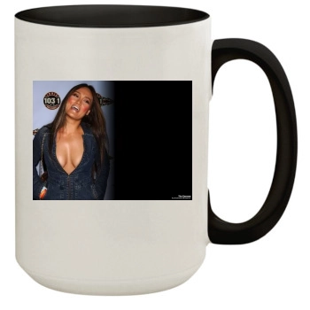 Tia Carrere 15oz Colored Inner & Handle Mug