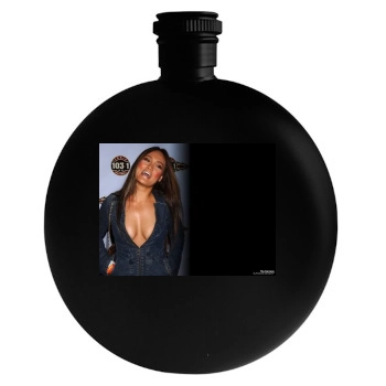 Tia Carrere Round Flask