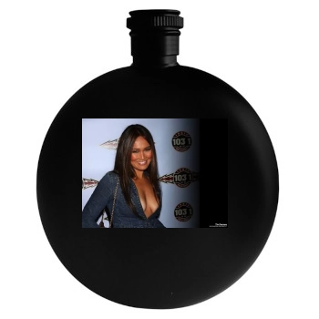 Tia Carrere Round Flask