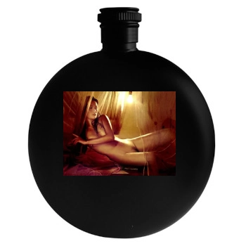 Tia Carrere Round Flask