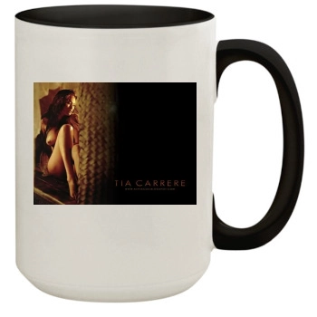 Tia Carrere 15oz Colored Inner & Handle Mug