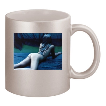 Tia Carrere 11oz Metallic Silver Mug