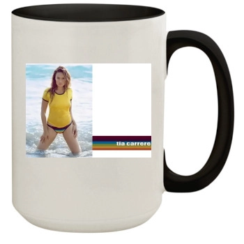 Tia Carrere 15oz Colored Inner & Handle Mug