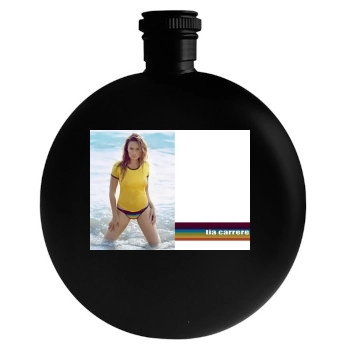 Tia Carrere Round Flask