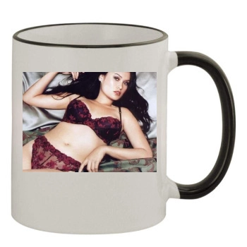 Tia Carrere 11oz Colored Rim & Handle Mug