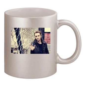 Tom Felton 11oz Metallic Silver Mug