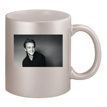 Tom Felton 11oz Metallic Silver Mug