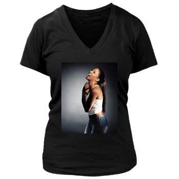 Toni Braxton Women's Deep V-Neck TShirt