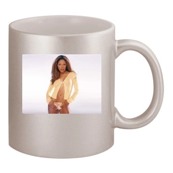 Toni Braxton 11oz Metallic Silver Mug