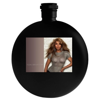 Toni Braxton Round Flask