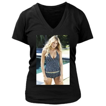 Tori Praver Women's Deep V-Neck TShirt