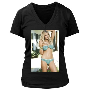 Tori Praver Women's Deep V-Neck TShirt