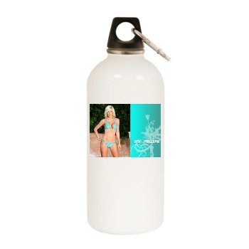 Tori Spelling White Water Bottle With Carabiner