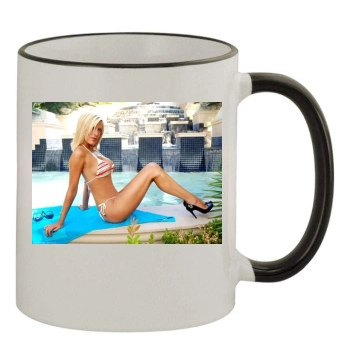 Tori Spelling 11oz Colored Rim & Handle Mug