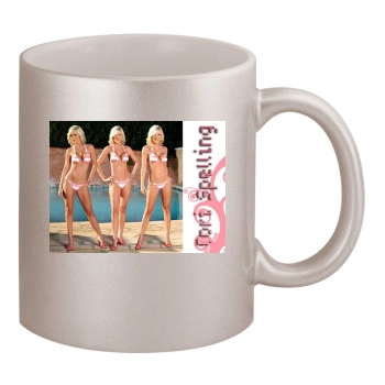 Tori Spelling 11oz Metallic Silver Mug