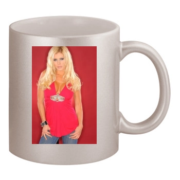 Torrie Wilson 11oz Metallic Silver Mug