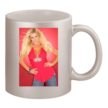 Torrie Wilson 11oz Metallic Silver Mug