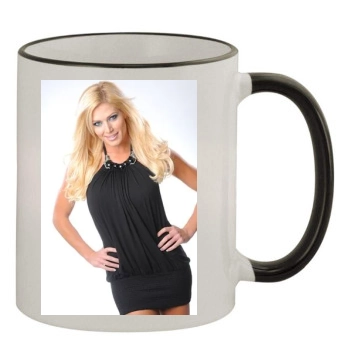 Torrie Wilson 11oz Colored Rim & Handle Mug