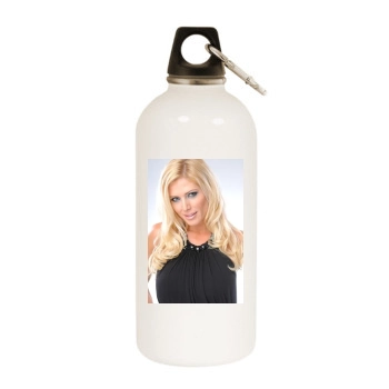 Torrie Wilson White Water Bottle With Carabiner