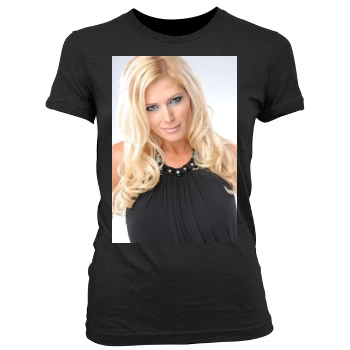 Torrie Wilson Women's Junior Cut Crewneck T-Shirt