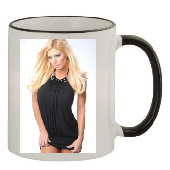 Torrie Wilson 11oz Colored Rim & Handle Mug