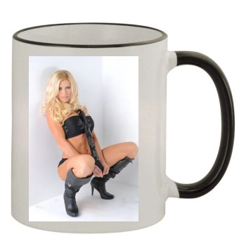 Torrie Wilson 11oz Colored Rim & Handle Mug