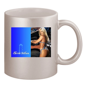 Torrie Wilson 11oz Metallic Silver Mug