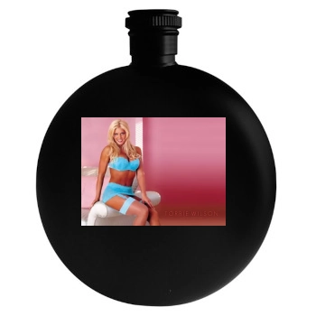 Torrie Wilson Round Flask