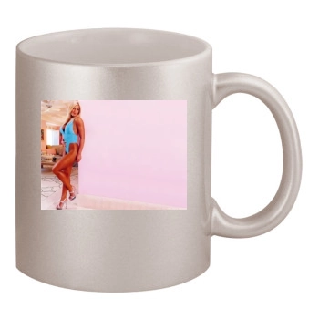 Torrie Wilson 11oz Metallic Silver Mug