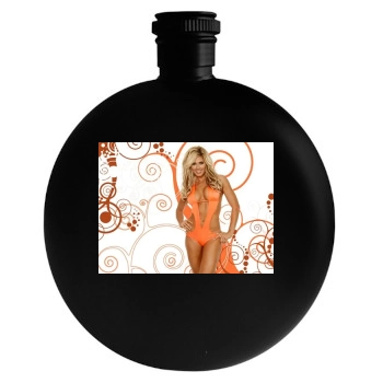 Torrie Wilson Round Flask