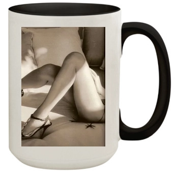 Tricia Helfer 15oz Colored Inner & Handle Mug