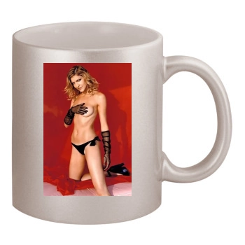 Tricia Helfer 11oz Metallic Silver Mug