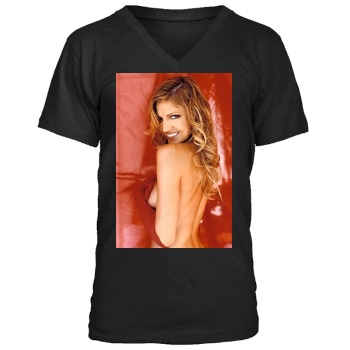 Tricia Helfer Men's V-Neck T-Shirt