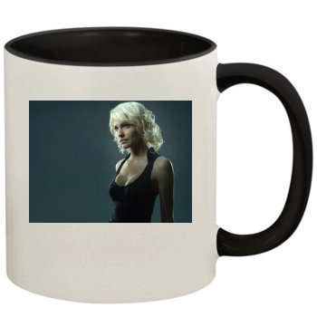 Tricia Helfer 11oz Colored Inner & Handle Mug