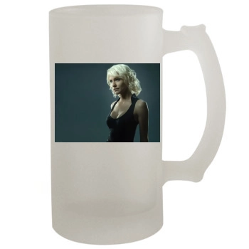 Tricia Helfer 16oz Frosted Beer Stein