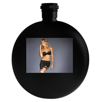 Tricia Helfer Round Flask