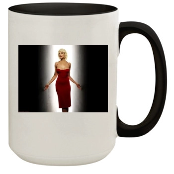 Tricia Helfer 15oz Colored Inner & Handle Mug